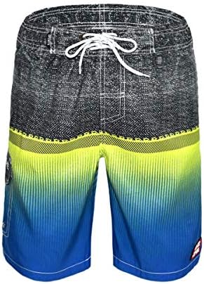 Men's Quick Dry Swim Trunks Beach Shorts with Mesh Lining