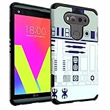 LG V20 Case, DURARMOR LG V20 Armor Case with Resilient Shock Absorption and Star Wars R2D2 Design Hybrid Case Cover for LG V20 2016, Star Wars R2D2 Astromech Droid Robot
