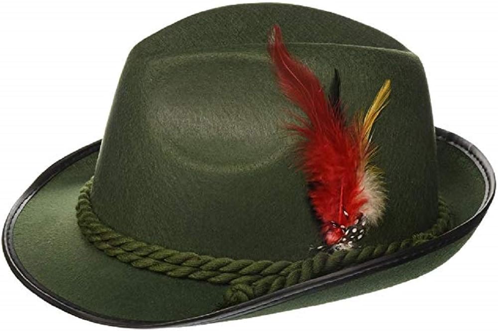 Forum Novelties German Bavarian Alpine Oktoberfest Hat – One Size: Clothing