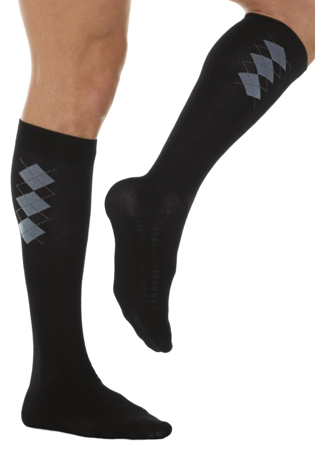 Relaxsan 820B (Blue 5-XL) Unisex cotton compression socks moderate support 18-22 mmHg massaging sole