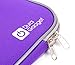 DURAGADGET Purple Water & Shock Resistant Soft Case with Dual Zips - Compatible with Sylvania 9-Inch Swivel Screen DVD/CD/MP3 Portable DVD Player