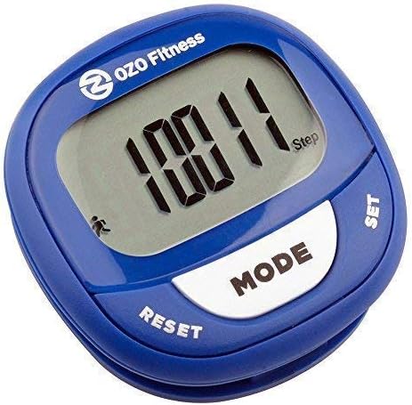 OZO Fitness SC2 Digital Pedometer | Best Pedometer for Walking | Accurately Track Steps and Miles, Calories Burned & Speed | A Step Tracker for Men & Women | Buy Your Step Counter Today!