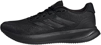 Hombre Runfalcon 5 Running Shoes, Core Black/Core Black/Core Black, 42 EU