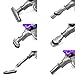KEEPOW 7 Pack Vacuum Attachments Replacement for Dyson Vacuum Cleaner V6 DC44 DC33 DC35 DC39 DC58 DC59 DC62 DC61
