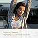 Ausdom in-Ear Earbuds Bluetooth Headphones with Microphone Waterproof Neckband Sports Earphones (Black)