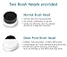 QQcute Sonic Vibration Facial and Body Cleansing Brush Skin Exfoliating Cleansing System for Deep Cleaning Skin Care Waterproof Wireless Charge Valentine's Day Gift