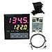 Inkbird F Display PID Temperature Controllers Thermostat ITC-106VH, K Sensor, Heat Sink and Solid State Relay, 100ACV - 240ACV (ITC-106VH + 25A SSR + Black heat sink + K Probe)