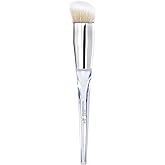 e.l.f. Precision Swirl Foundation Brush, Blends Liquid Foundation Smoothly Onto Skin, Triangular Handle For Ultimate Control, Vegan & Cruelty-Free