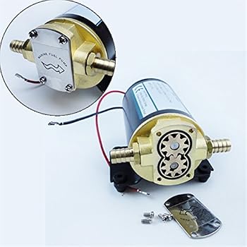 thumbnail interactive-video image 1 of Amarine-made 12v Scavenge Impellor Gear Pump Diesel Fuel Scavenge Oil 1 of 1
