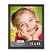 Icona Bay 11x14 Black Picture Frame - Contemporary Photo Frame 11 x 14 - Composite Wood Frame for Walls or Tabletop - Lakeland Collection