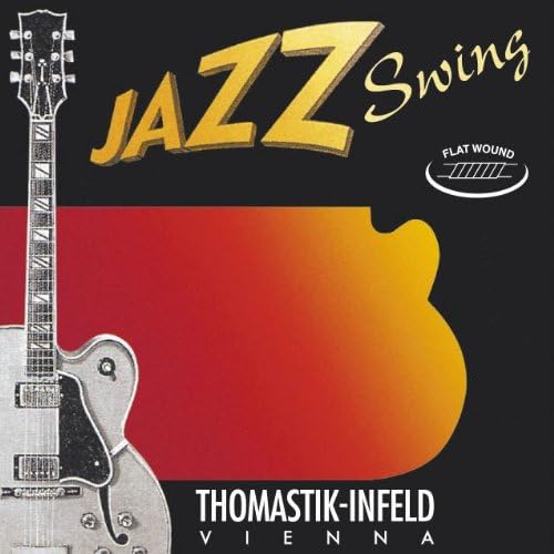 Thomastik single string E .044 nickel, flat wire wound, flatwound JS44 for electric guitar jazz swing set JS110