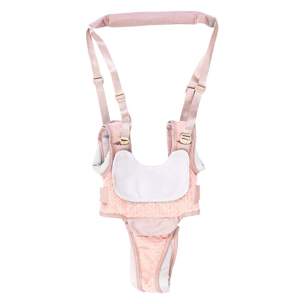 Garosa Baby Walking Harness Breathable Safety Belt for Toddler Children Pink with Baby Bottle Holder Universal Bag and Accessories