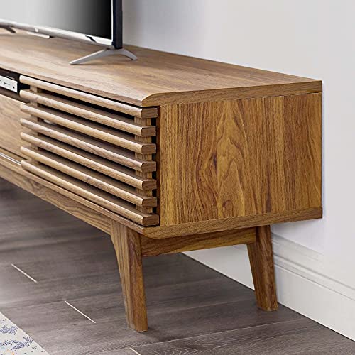 Modway Render 70" MidCentury Modern Low Profile Entertainment TV Stand