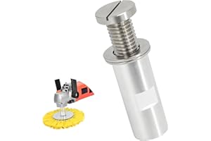 QZATTCAEN Airway Buffing Wheel Extension Shaft 2-1/4" L Angle Grinder Buff Extender Kit 5/8"-11 Threads Arbor Extended Adapter - 1set