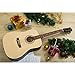ARTALL 41 Inch Handmade Solid Wood Acoustic Dreadnought Guitar Beginner Kit with Gig Bag, Strings, Picks, Strap, Glossy Black