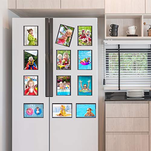 HIIMIEI 20 Pack 5x7 Photo Pockets for Refrigerator,