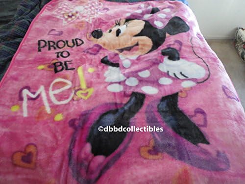 dbbdcollectibles Baby Blankets for Toddler Girls (40"x50") Plush Toddler Girl Blankets-Disney Minnie Mouse