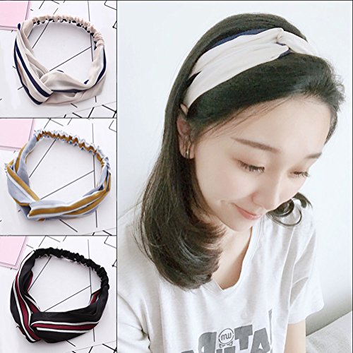 Qinlee Headbands Head Wrap Hair Band NoDamage Elastics Hair Tie