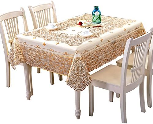 PVCEuropean-style tablecloths/Disposable plastic sheets for waterproofing/ table cloth/ table cloth/ oil-mat/Table mats-A 135x180cm(53x71inch)