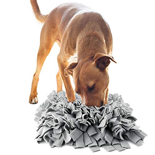 kissin Dog Snuffle Mat Thicken Polar Fleece Dog Food Mat Encourages Anxious Dogs Natural Foraging Skills Dog Puzzle Toys