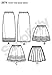 Simplicity Learn to Sew Pattern 2576 Girls Skirts Sizes 7-8-10-12-14