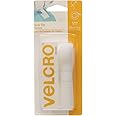 VELCRO Brand For Fabrics | Sew On Fabric Tape for Alterations and Hemming | No Ironing or Gluing | Ideal Substitute for Snaps and Buttons | Tape, 30in x 3/4in, White
