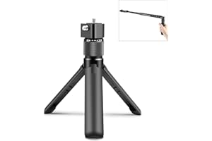 PULUZ Insta 360 X4/X3 Bullet Time Rotating Tripod for dji Pocket 3 / Go Pro, Desktop Tripod Action Camera, Selfie Stick