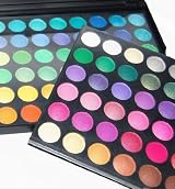 Accessotech 120 Colours Eyeshadow Palette Set 2 Palettes Black Case Professional view 3