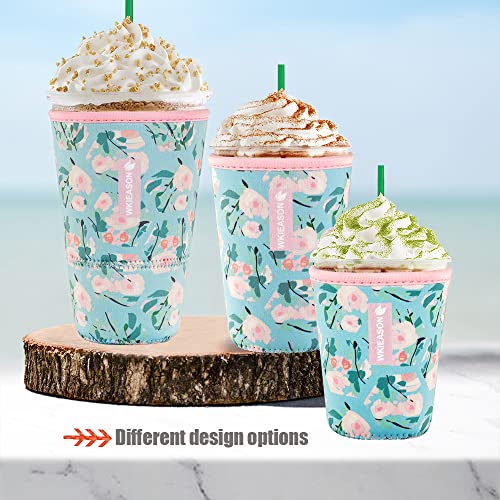 Reusable Iced Coffee Insulator Sleeve for Cold Beverages and Neoprene