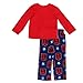 Justice League Boys Fleece Pajamas (6, Red)