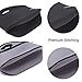 Cosfash Neoprene Lunch Tote Insulated Reusable Picnic Lunch Bags Boxes for Men Women Children Kid Adults Toddler Nurses (Black)