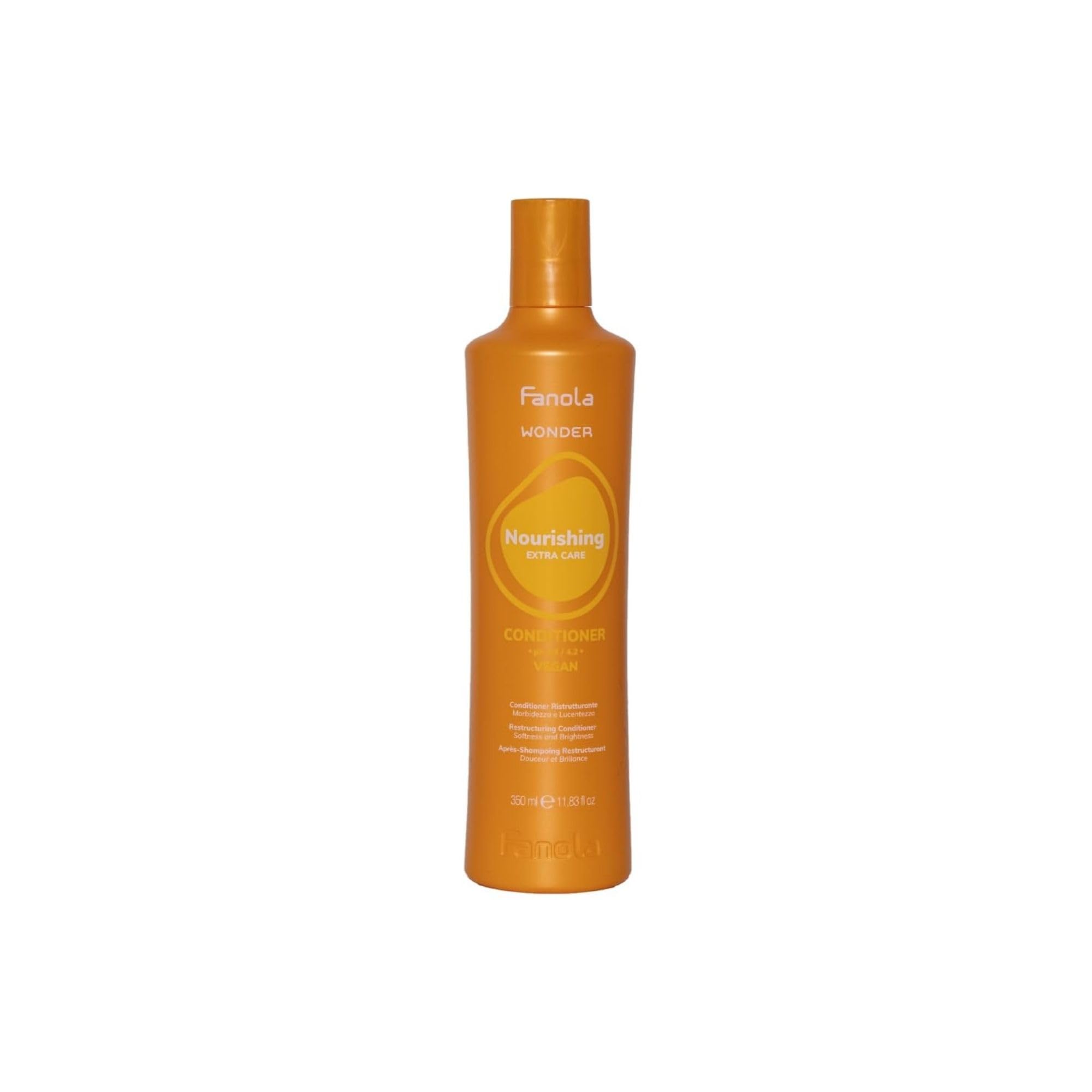 FANOLA WONDER NOURISHING RESTRUCTURING CONDITIONER SOFTNESS AND BRIGHTNESS 350 ML Hair product