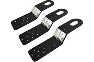 Frontline RORS01BLK Residential PitchFast Roof Anchor | ASTM Rated Steel | Lightweight and Easy Install in just Minutes | OSH