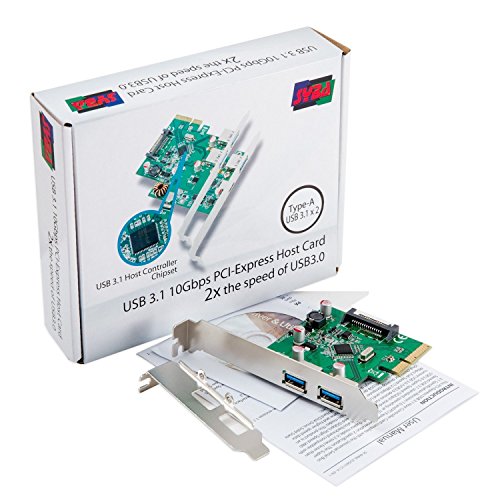 Syba SD-PEX20185 2 Port USB 3.1 Type-A PCI-E 3.0 x4 Card