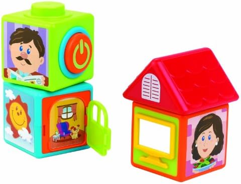 Happy Kid Toy Group Activity Story Blocks