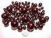 80 ALL Burgundy Red Wine Pearls Jumbo and Assorted Sizes - Vase Fillers Value Pack. NOT INCLUDING THE TRANSPARENT WATER GELS FOR FLOATING THE PEARLS (Sold Separately).