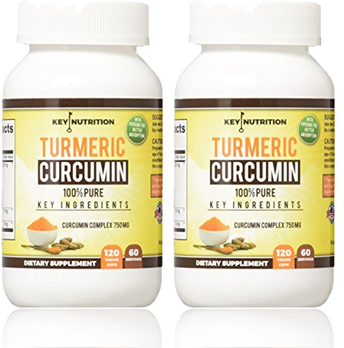 Turmeric Curcumin 1500mg 2 month supply 120 Veggie Capsules- with Piperine(Black Pepper) Extract