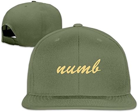 NUMB Hip Hop Flat Bill Baseball Cap Popular Solid Hip-Hop Snapback Caps