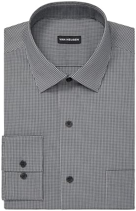 van heusen lux sateen stretch long sleeve dress shirt Amazon.com: Van Heusen Men's Dress Shirts Big and Tall Lux Sateen Stretch  Solid Tall Fit Grey : Clothing, Shoes & Jewelry