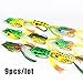 Goture Topwater Frog Lure Kit Set Lots, Especially For Bass Snakehead,Freshwater Saltwater Soft Bait
