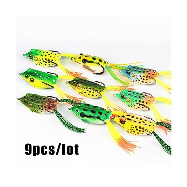 Goture-Topwater-Frog-Lure-Kit-Set-Lots-Especially-For-Bass-SnakeheadFreshwater-Saltwater-Soft-Bait