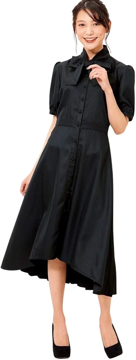 Amazon Nissen ニッセン 大きいサイズ ワンピース バックプリーツサテンシャツワンピース Miia ワンピース チュニック 通販