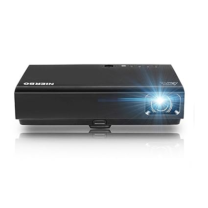 Proyector LED Mini HD proyector, nierbo 3D-DLP Proyector 3500 ...