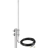 Bingfu Lora Antenna 915mhz outperforms 5.8 dbi 8dbi Antennas in Some Use Cases - 4dbi with 10ft Cable for Meshtastic Solar Node Repeater and RAK V2 Nebra Bobcat Sensecap M1 HNT Helium Hotspot Miner