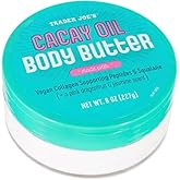 Trader Joe's Cacay Oil Body Butter, Vegan Collagen Peptides, Pink Dragonfruit & Jasmine Scent, 8 oz