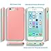 iPhone 6s Plus Case, ULAK Hybrid Heavy Duty Shockproof Dual Layer Protective Slick Armor Case for Apple iPhone 6s Plus 5.5 inch Device (Rose Red+Mint Green)