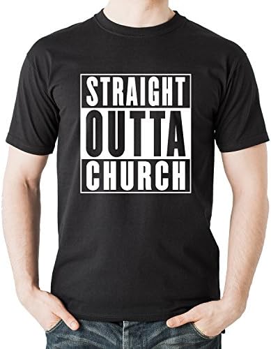 DEVILE Men's Straight Outta Ravenclaw T-Shirt Black Color XXXL-Size