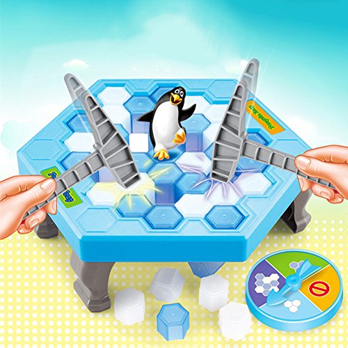 Catnew Save Penguin Ice Block Breaker Trap Toys Funny Parent Children Kids Table Game Toys - Thumbnail 6