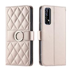 Lucyliy Compatible with Realme 7 4G Case Flip PU