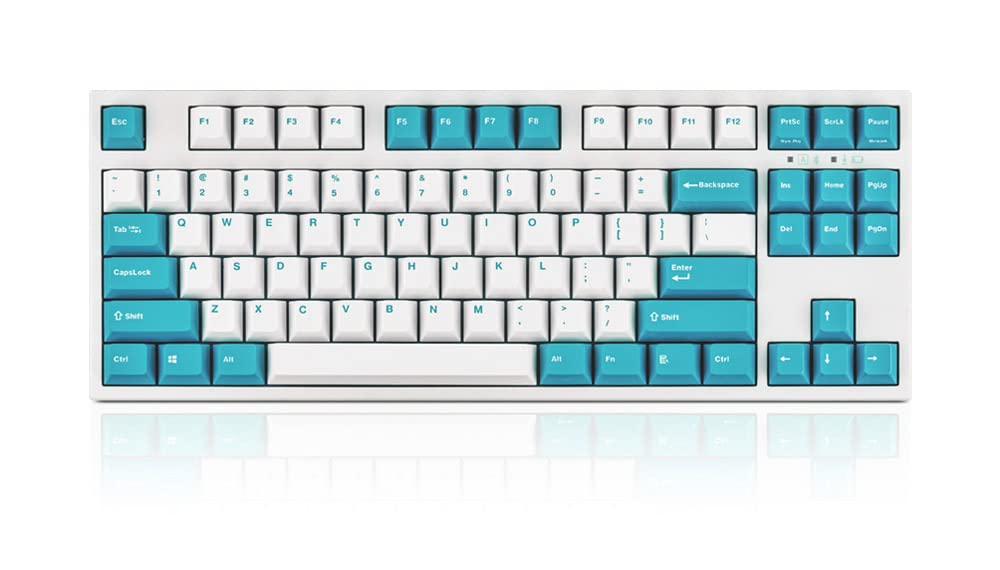 Leopold FC750RBT White/Mint TKL Bluetooth PD Double